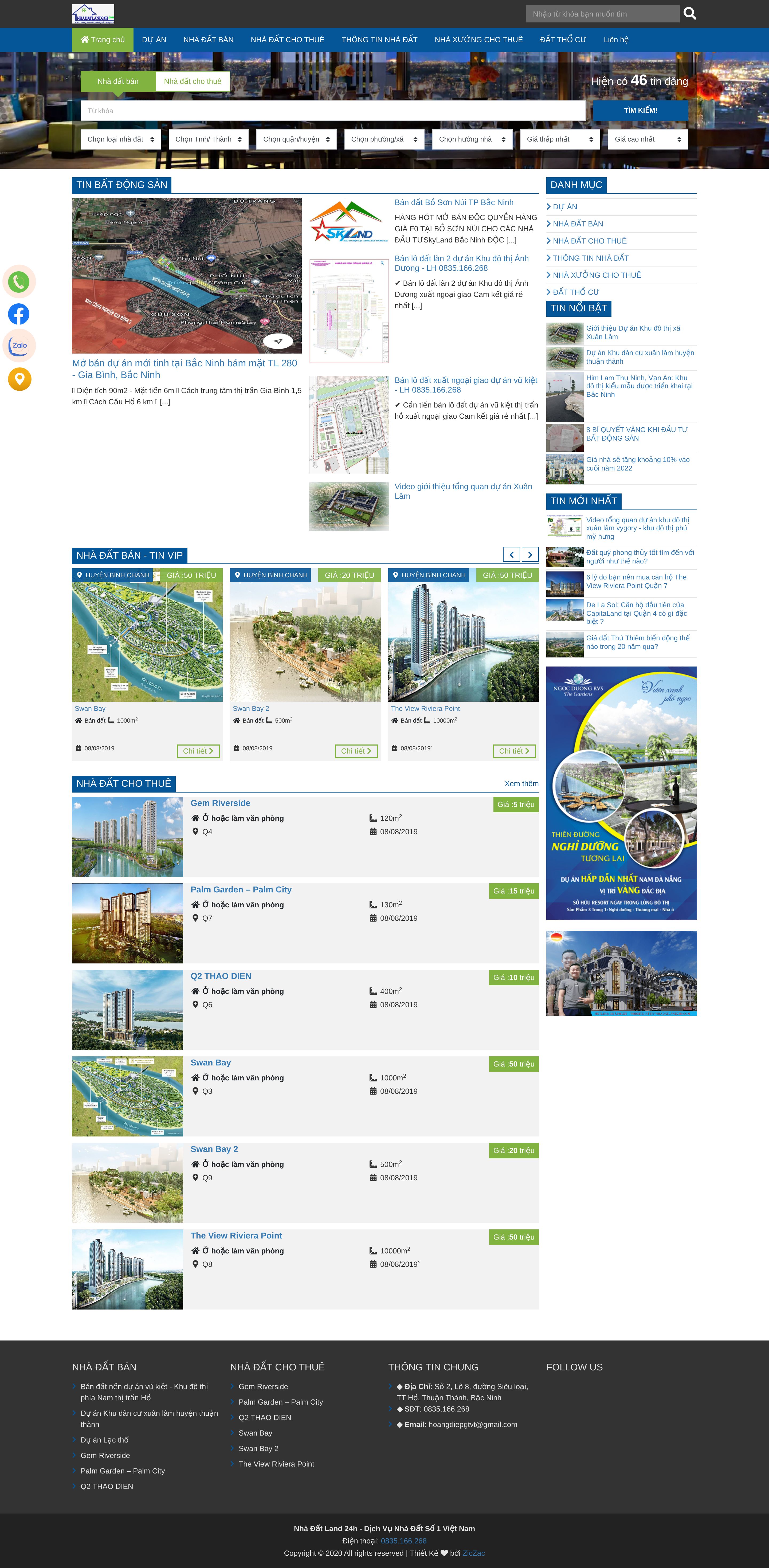 Theme Bất Động Sản #T001